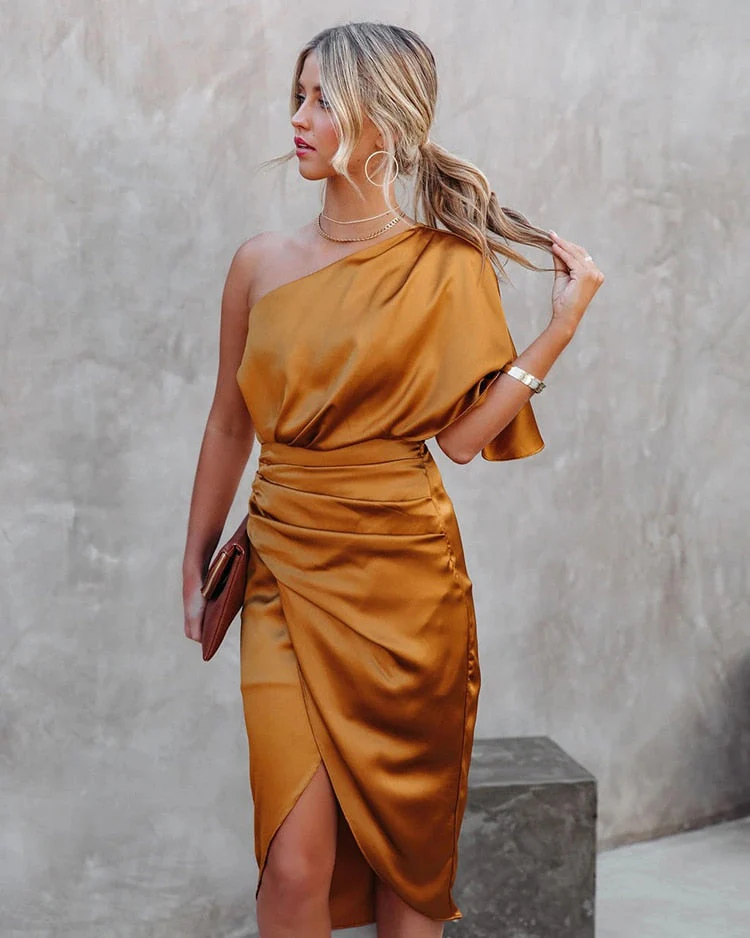 Tullia | Elegant Draped Cocktail Dress - Image 4