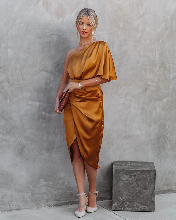 Tullia | Elegant Draped Cocktail Dress - Image 5