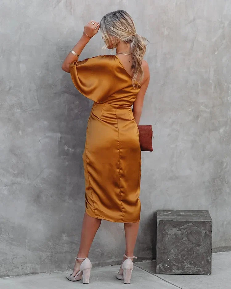 Tullia | Elegant Draped Cocktail Dress - Image 7