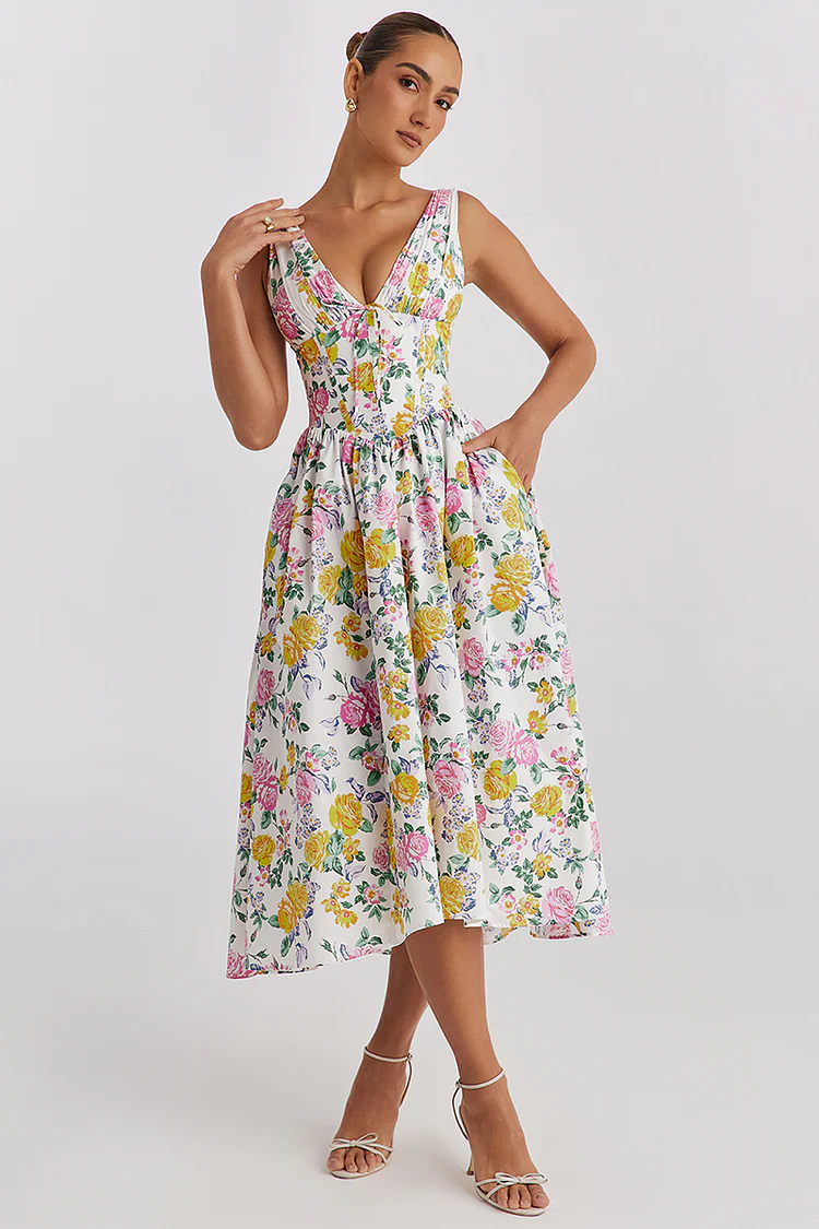 Vienna | Elegant Midi Dress - Image 2