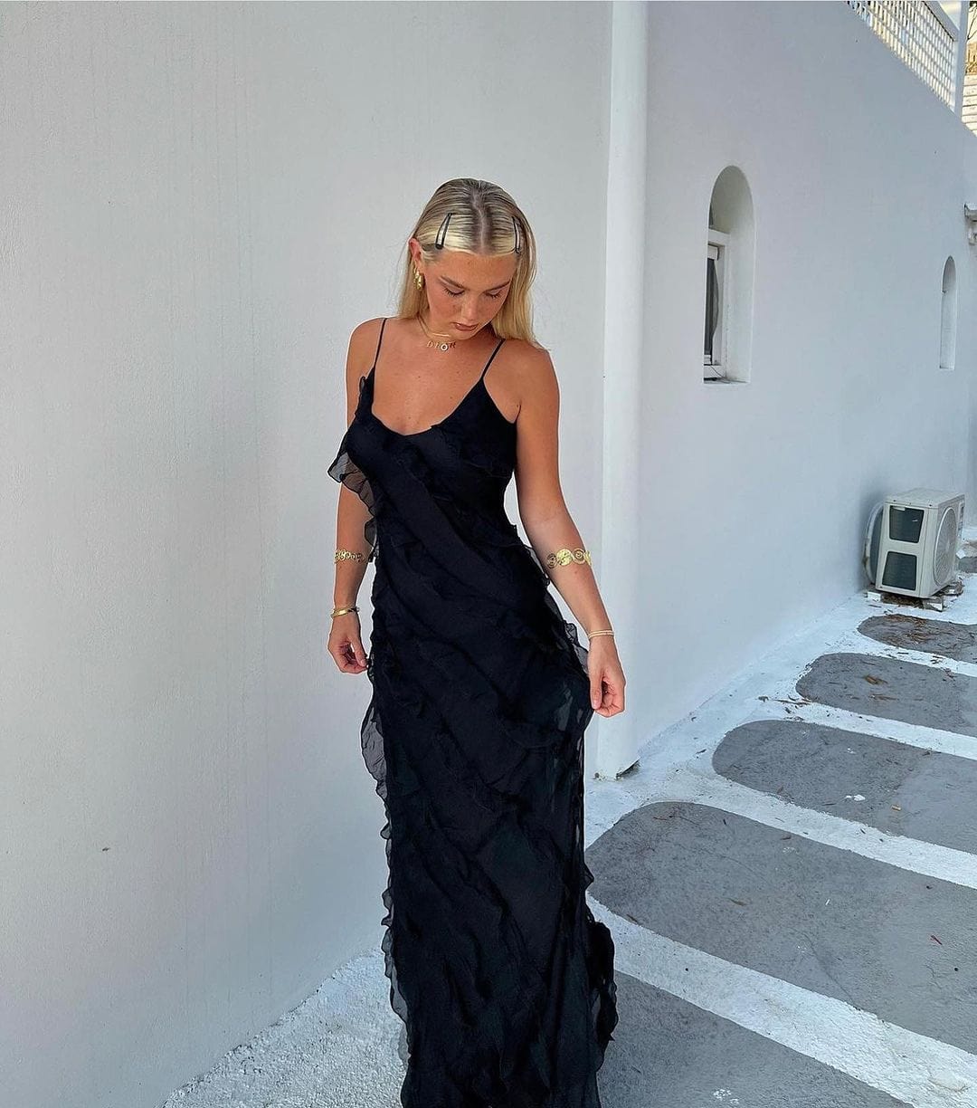 Vienna | Ruffle Maxi Dress - Image 7