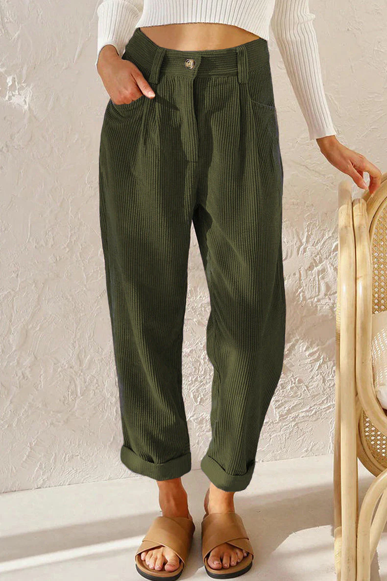 Vienne | Fashionable Corduroy Pants - Image 3