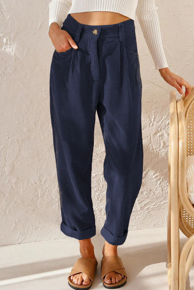 Vienne | Fashionable Corduroy Pants - Image 4
