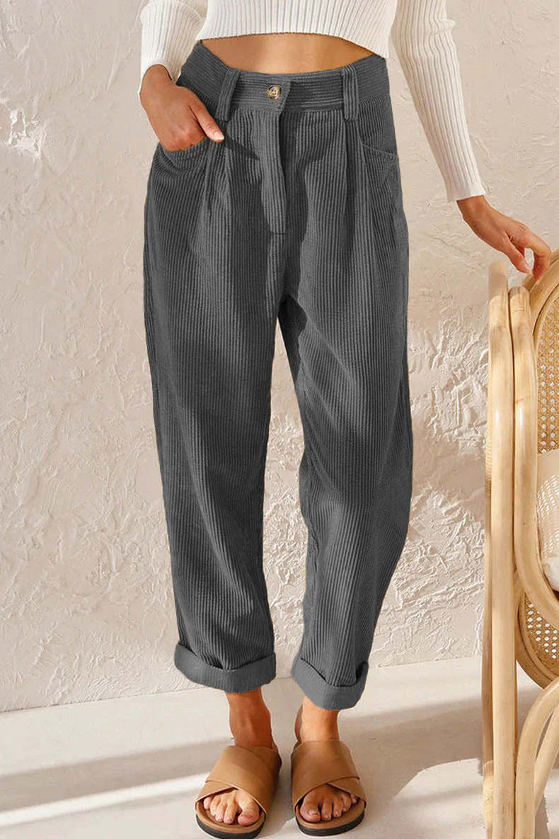 Vienne | Fashionable Corduroy Pants - Image 6