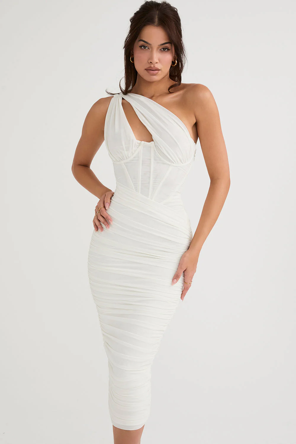 Vittoria | Asymmetric Midi Dress