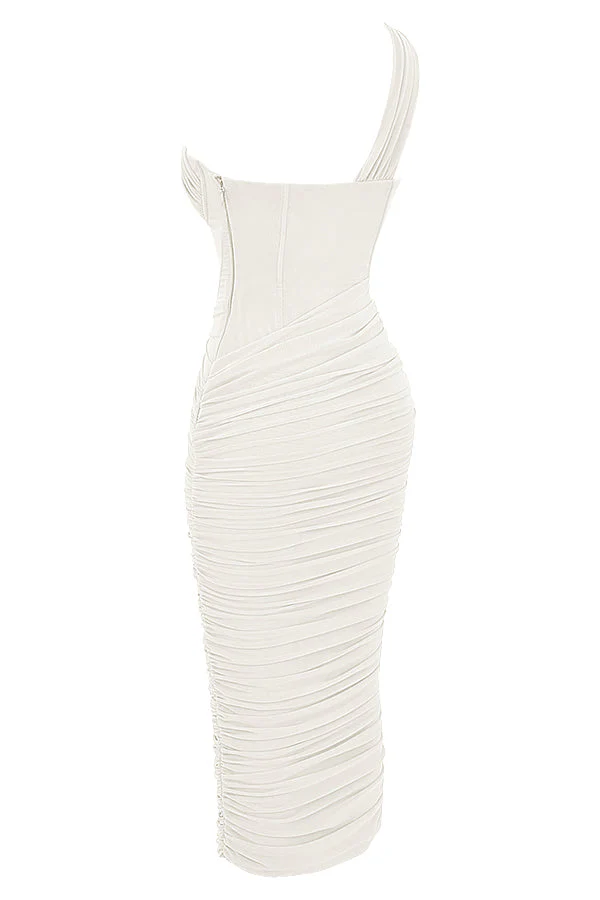 Vittoria | Asymmetric Midi Dress - Image 10