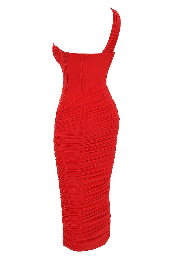 Vittoria | Asymmetric Midi Dress - Image 19