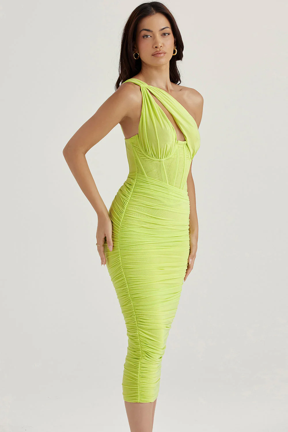 Vittoria | Asymmetric Midi Dress - Image 24