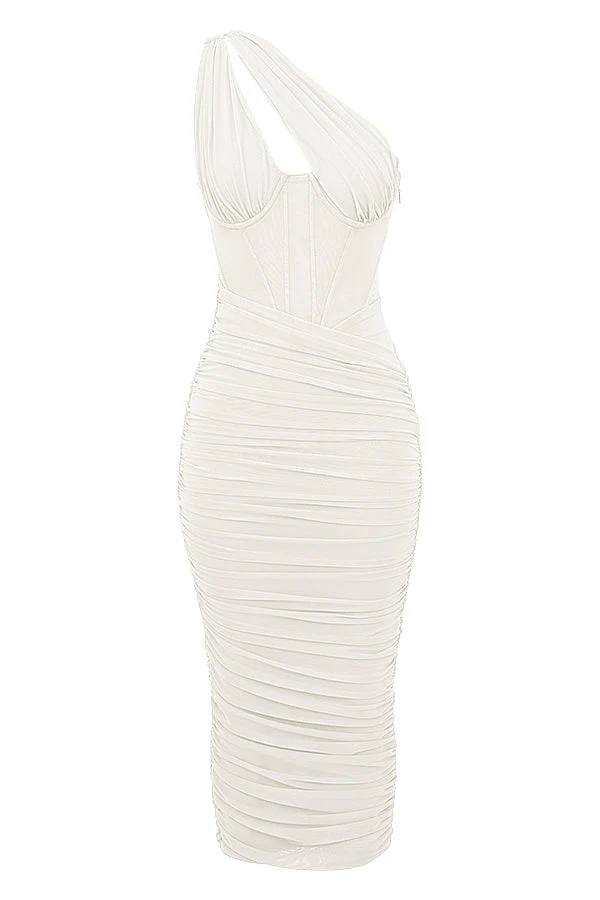 Vittoria | Asymmetric Midi Dress - Image 8