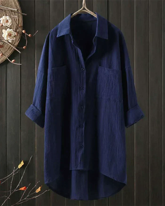 Willow | White Linen Blouse - Image 7