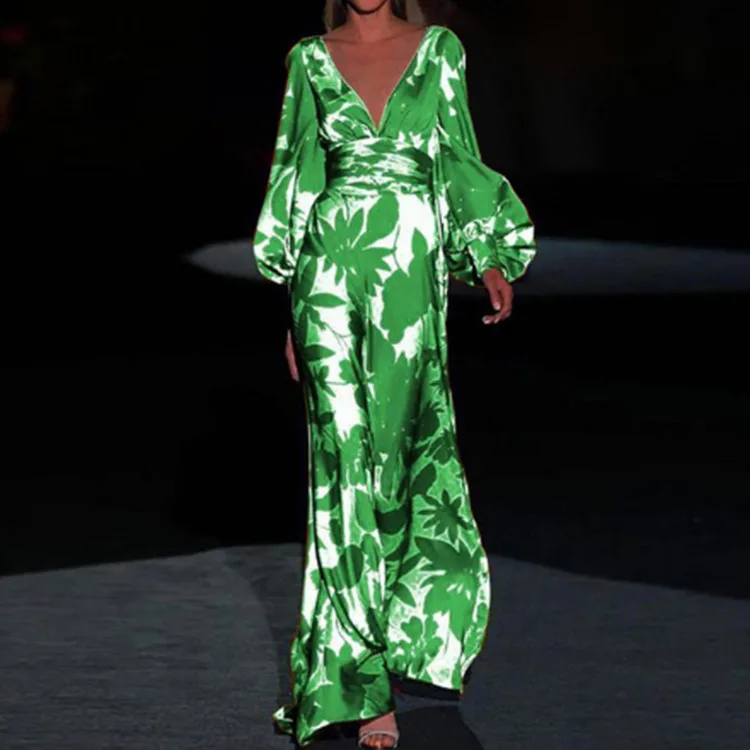 Xanthe | Elegant Flowy Maxi Dress - Image 4
