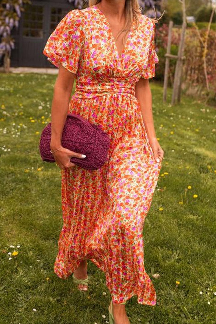 Xanthe | V-neck Maxi Dress - Image 3