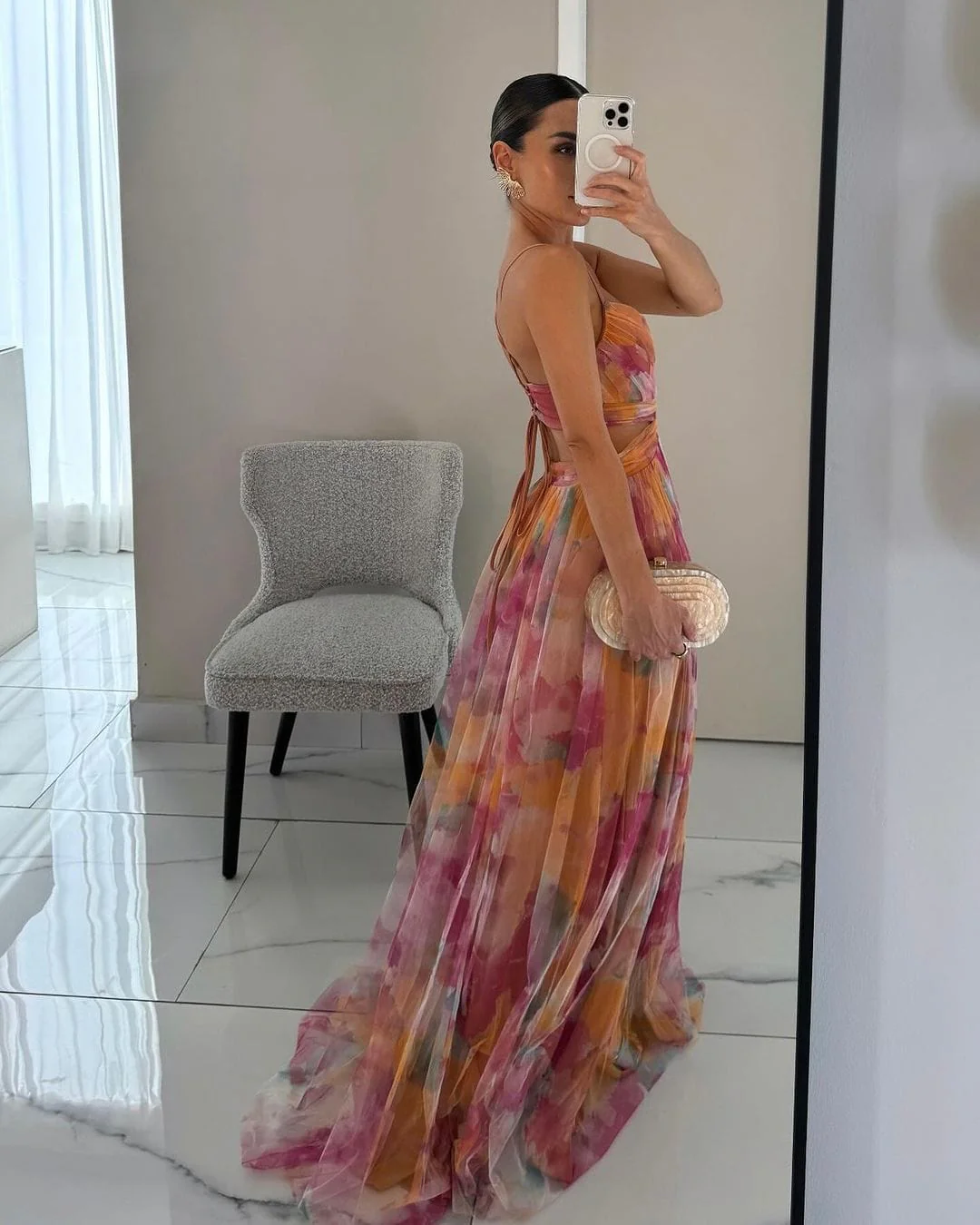 Zaina | Lace Long Dress - Image 8